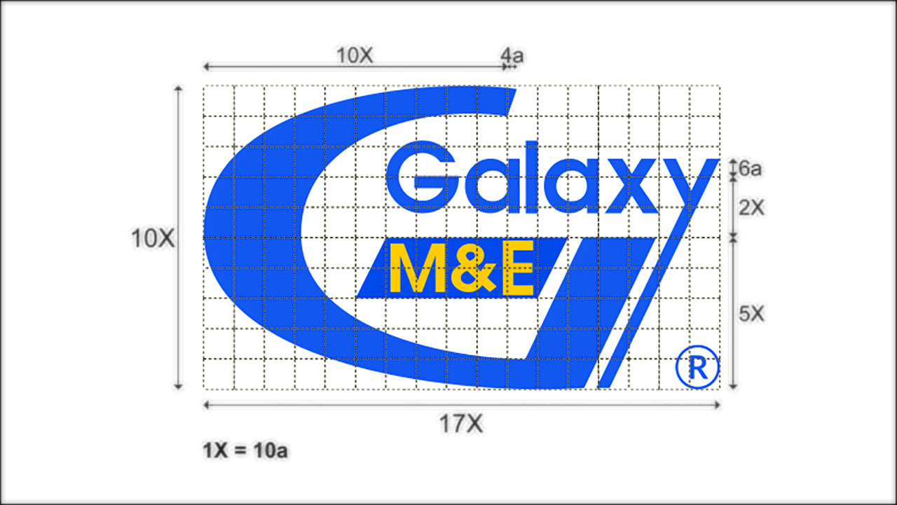 Từng đường nét trên logo mới của Nhà thầu Galaxy M&E được thiết kế cẩn thận, tỷ mỷ, thể hiện những bước đi vững chắc trong thời gian tới.