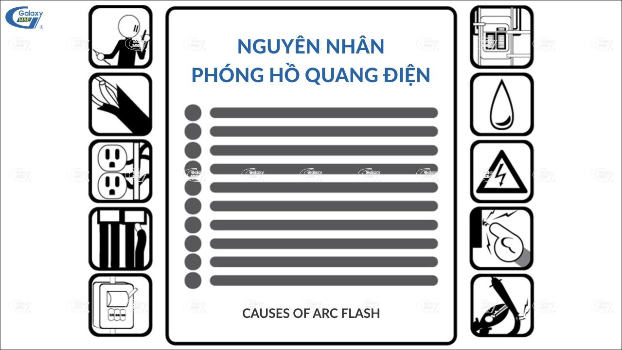 Nguyên nhân tạo ra hồ quang điện