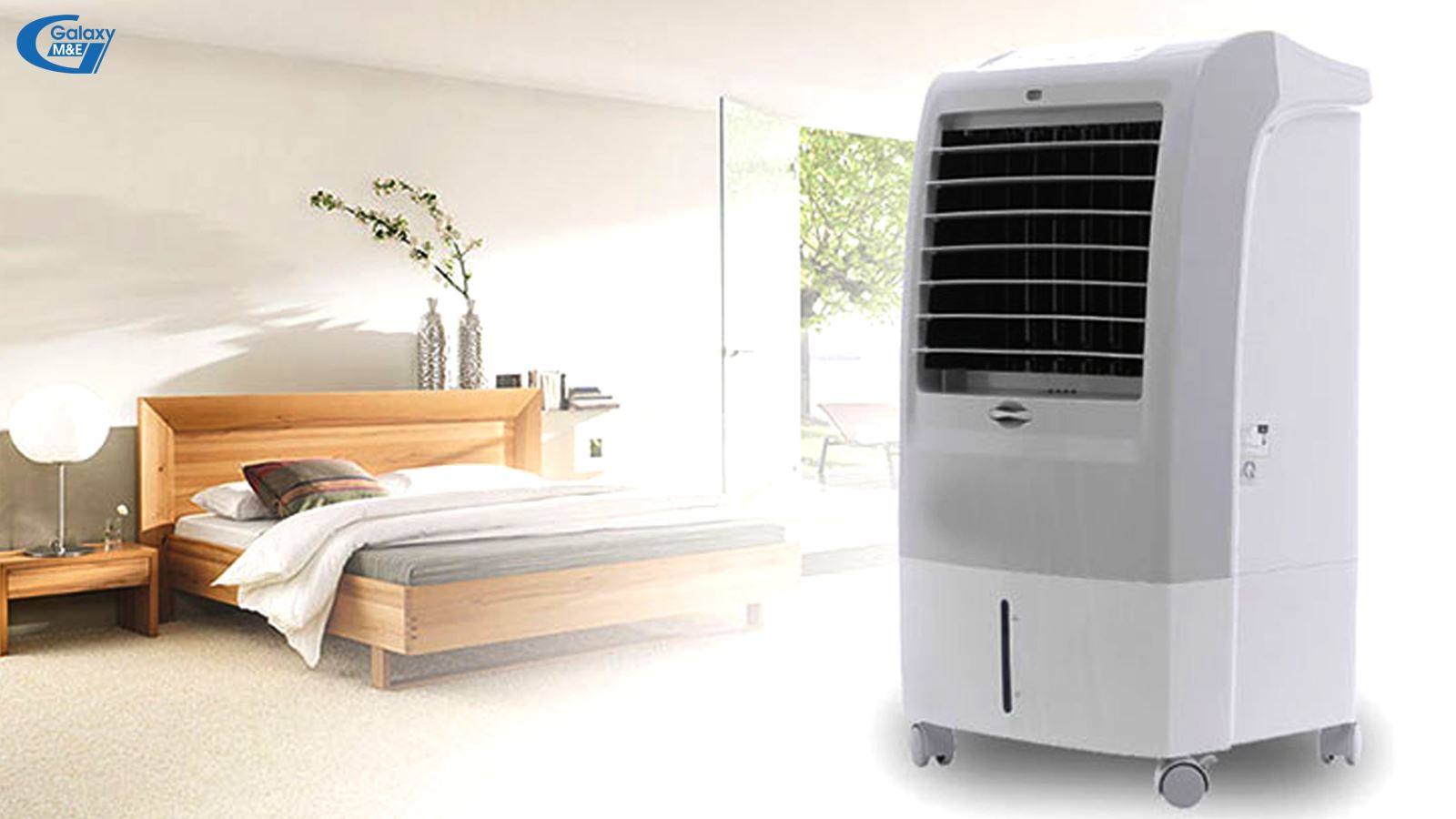 Quạt phun sương là một trong số giải pháp thông gió được nhiều công trình sử dụng.