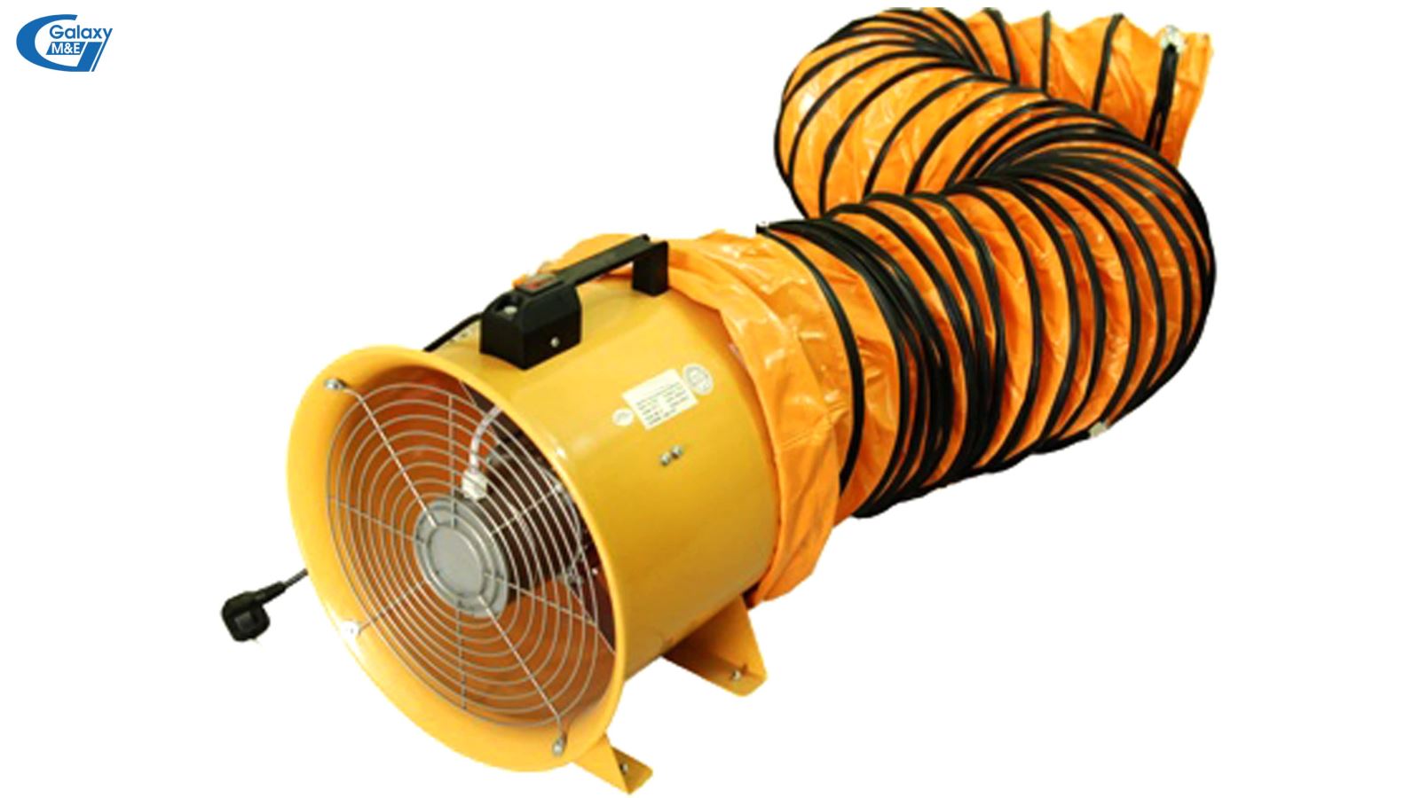 Quạt hướng trục dạng ống thường sử dụng để thông gió trong hầm lò khai thác than, hầm giao thông.
