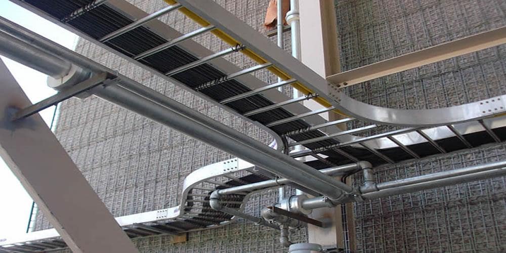 Cable ladder thường sử dụng cho các công trình công nghiệp.