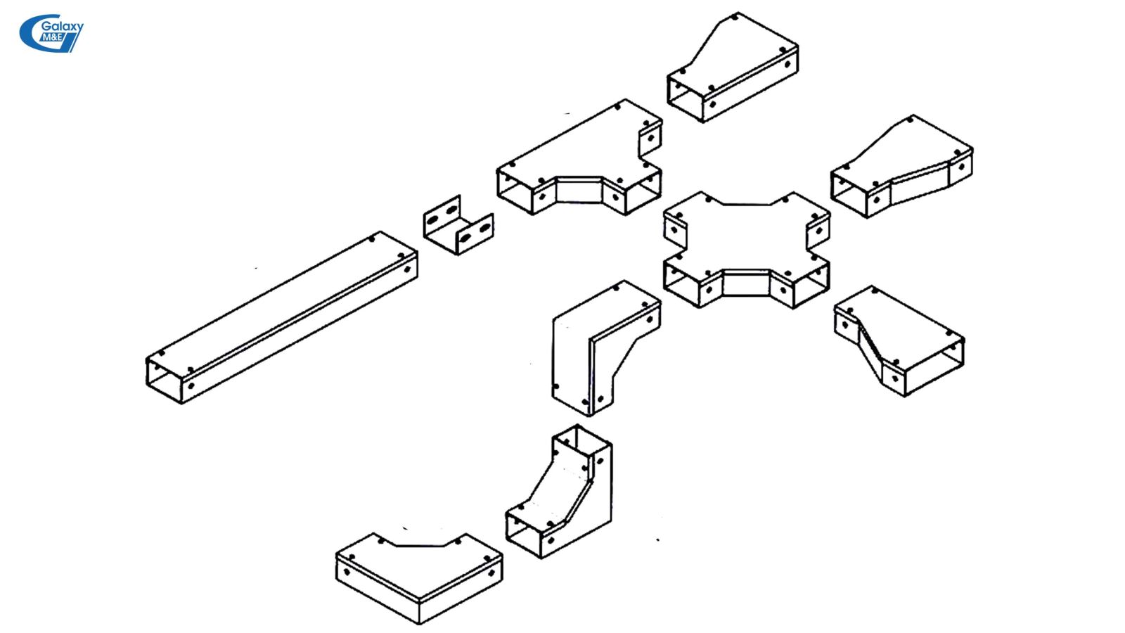 Trunking thường sử dụng cho các công trình văn phòng, khách sạn.